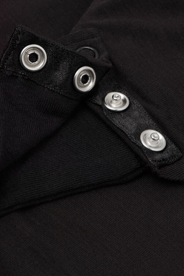 Αισθησιακή υφή Φρέσκο μπούστο με μακριά μανίκια από μπαμπού και Lace Bodysuit Αισθησιακή υφή Φρέσκο μπούστο με μακριά μανίκια από μπαμπού και Lace Bodysuit