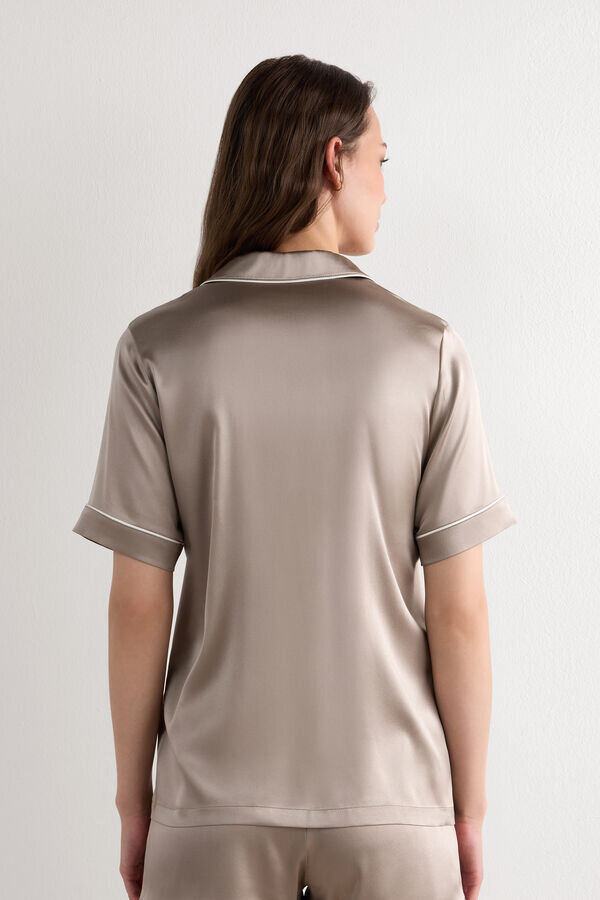 Ανδρικό κοντομάνικο πουκάμισο από μετάξι Ανδρικό κοντομάνικο πουκάμισο από μετάξι