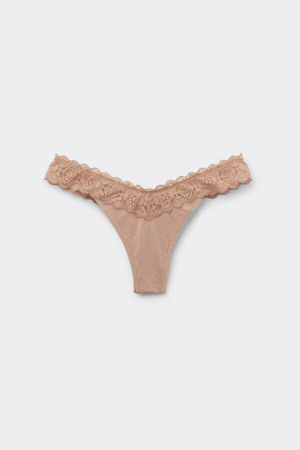 Brazilian στυλ 80s από δαντέλα και βαμβάκι Brazilian στυλ 80s από δαντέλα και βαμβάκι