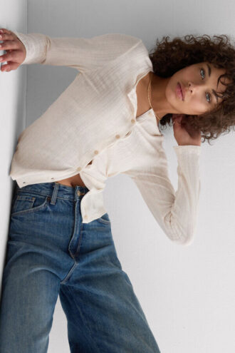 Γλυκό ζακέτο Pointelle