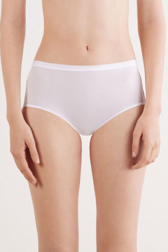 Κολάν υψηλής μέσης από μικροΐνες και δαντέλα