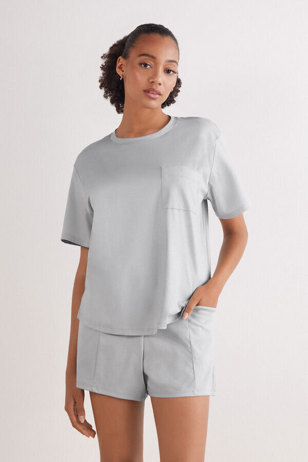 Κομψό βαμβακερό σορτς Κομψό βαμβακερό σορτς