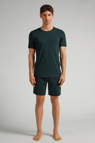 Κοντές πιτζάμες από ανώτερης ποιότητας βαμβάκι