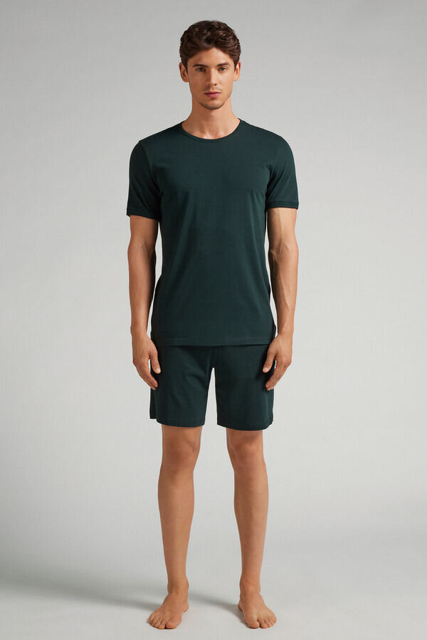 Κοντές πιτζάμες από ανώτερης ποιότητας βαμβάκι Κοντές πιτζάμες από ανώτερης ποιότητας βαμβάκι
