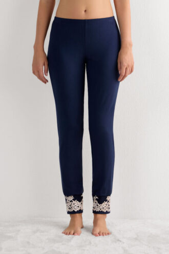 Κοντό παντελόνι modal Pretty Flowers με μανσέτες