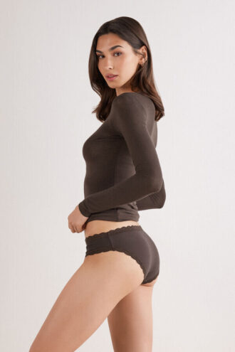 Κουκουνάρια από βαμβάκι και δαντέλα