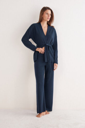 Μακρύ παντελόνι Palazzo σε 1 κασμίρ