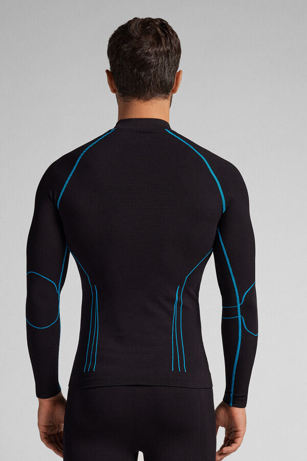 Μακρυμάνικο τεχνικό αθλητικό μπλουζάκι Μακρυμάνικο τεχνικό αθλητικό μπλουζάκι