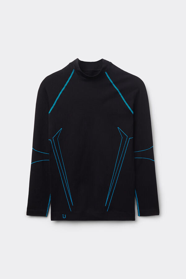 Μακρυμάνικο τεχνικό αθλητικό μπλουζάκι Μακρυμάνικο τεχνικό αθλητικό μπλουζάκι