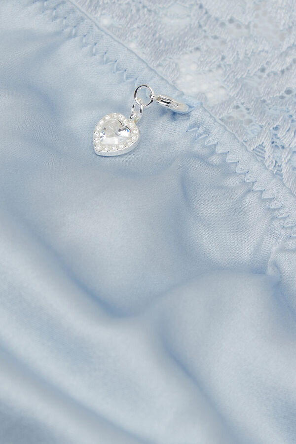 Μεταξωτό εσώρουχο με λουλούδια από μετάξι και δαντέλα Μεταξωτό εσώρουχο με λουλούδια από μετάξι και δαντέλα