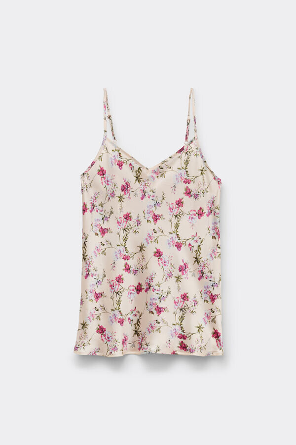 Μπλούζα από μετάξι με Pretty Flowers floral print Μπλούζα από μετάξι με Pretty Flowers floral print