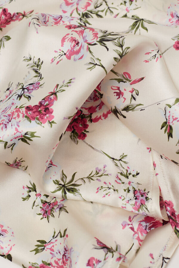 Μπλούζα από μετάξι με Pretty Flowers floral print Μπλούζα από μετάξι με Pretty Flowers floral print
