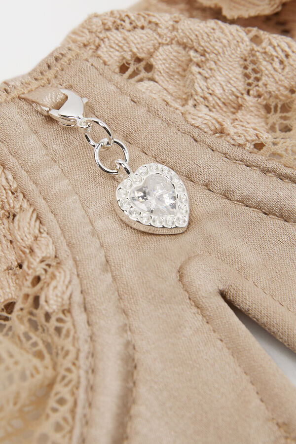 Μπλούζα Denise από μετάξι και δαντέλα με λουλούδια Μπλούζα Denise από μετάξι και δαντέλα με λουλούδια