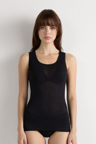 Μπλούζα με φαρδιούς ώμους από modal κασμίρ