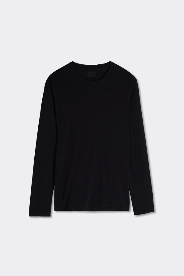 Μπλούζα με μακριά μανίκια από ανώτερης ποιότητας βαμβάκι Μπλούζα με μακριά μανίκια από ανώτερης ποιότητας βαμβάκι