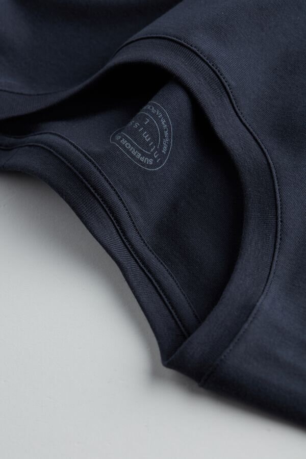 Μπλούζα με μακριά μανίκια από ανώτερης ποιότητας βαμβάκι Μπλούζα με μακριά μανίκια από ανώτερης ποιότητας βαμβάκι