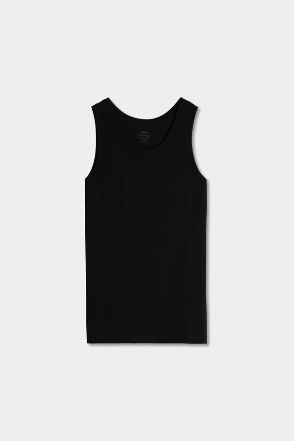 Μπλούζα με στρογγυλό λαιμό από εξαιρετικά λεπτό βαμβάκι ανώτερης ποιότητας Μπλούζα με στρογγυλό λαιμό από εξαιρετικά λεπτό βαμβάκι ανώτερης ποιότητας