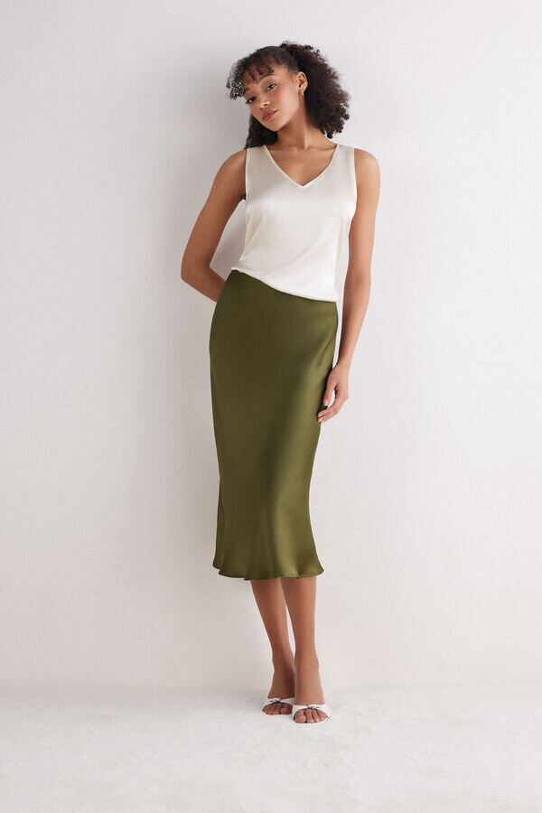 Μπλούζα με V λαιμόκοψη από μετάξι Μπλούζα με V λαιμόκοψη από μετάξι