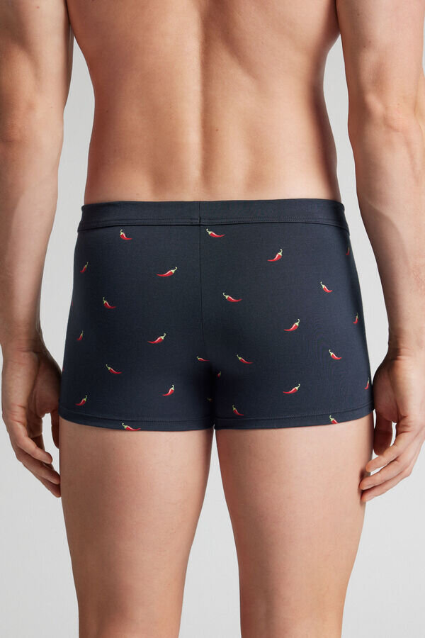 Μπόξερ από ανώτερης ποιότητας βαμβάκι με τύπωμα Hot Pepper Μπόξερ από ανώτερης ποιότητας βαμβάκι με τύπωμα Hot Pepper