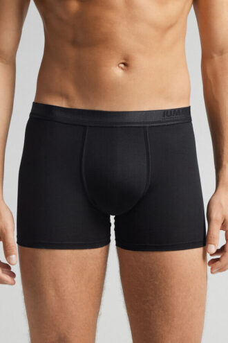 Μπόξερ από πολυτελές μερσεριζέ βαμβάκι με λογότυπο