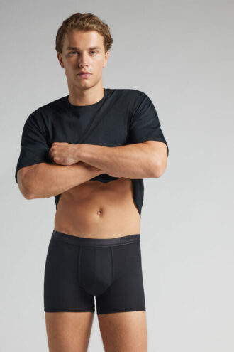 Μπόξερ από πολυτελές μερσεριζέ βαμβάκι με λογότυπο