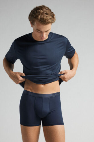 Μπόξερ από πολυτελές μερσεριζέ βαμβάκι με λογότυπο