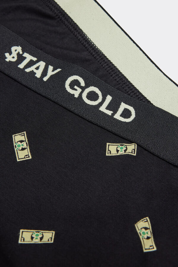 Μπόξερ από βαμβάκι ανώτερης ποιότητας με τυπωμένο μοτίβο Μπόξερ από βαμβάκι ανώτερης ποιότητας με τυπωμένο μοτίβο