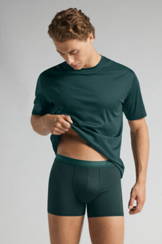 Μπόξερ από βαμβάκι υψηλής ποιότητας με λογότυπο