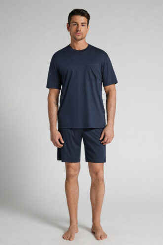 Πιτζάμες με κουμπιά από βαμβάκι υψηλής ποιότητας με τυπωμένα πουά