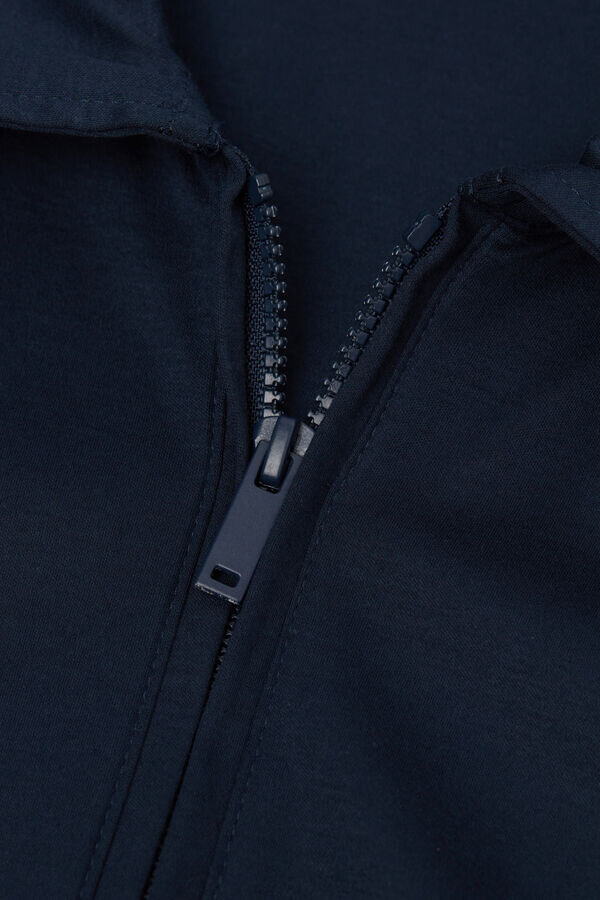 Πολό με κοντό μανίκι και φερμουάρ από βαμβάκι υψηλής ποιότητας Πολό με κοντό μανίκι και φερμουάρ από βαμβάκι υψηλής ποιότητας