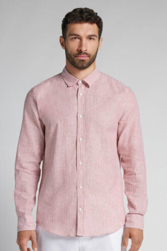 Πουκάμισο από λινό και βαμβάκι