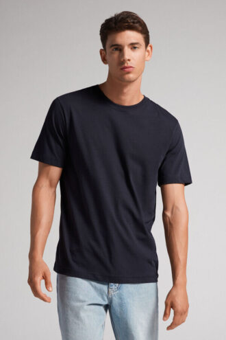 T-shirt Regular Fit από εξαιρετικά λεπτό βαμβάκι ανώτερης ποιότητας