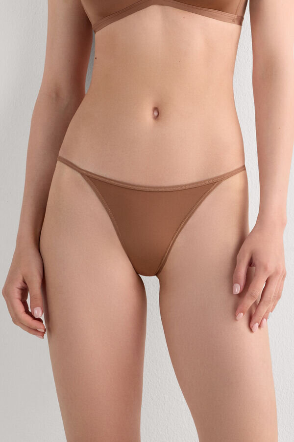 Thong με Ultralight Microfiber τιράντες Thong με Ultralight Microfiber τιράντες