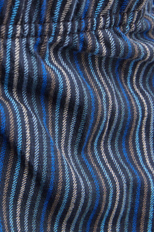 Βαμβακερά σορτς με ρίγες Βαμβακερά σορτς με ρίγες